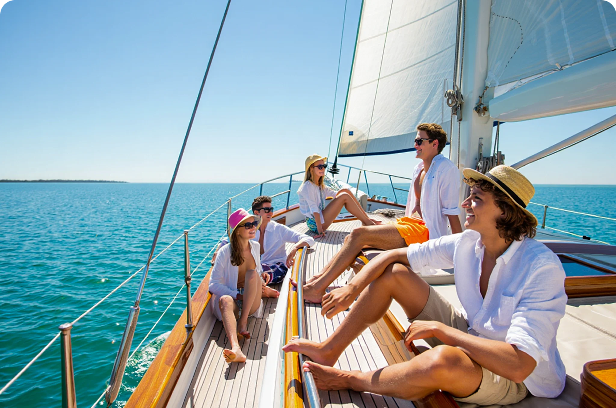Large group — yacht type card image
