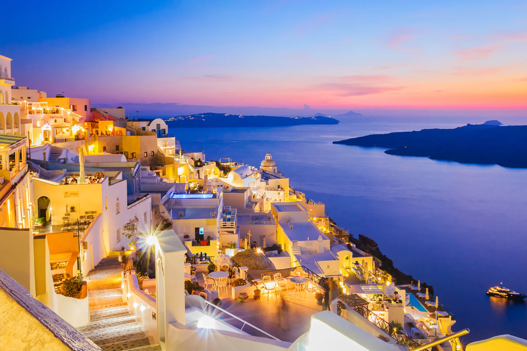 Nightlife in Santorini Island