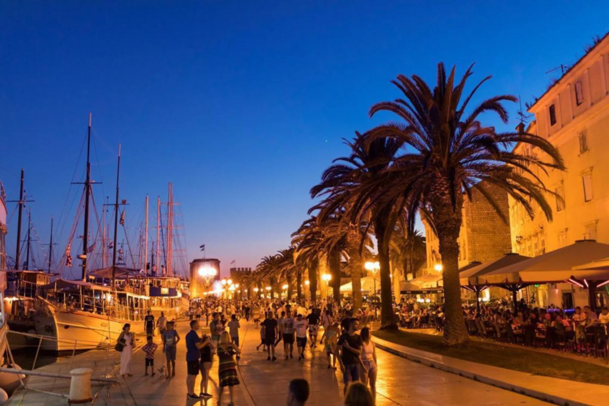 Nightlife in Trogir