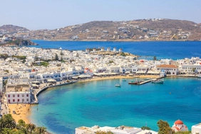 Mykonos Syros Naxos Santorini Paros Milos