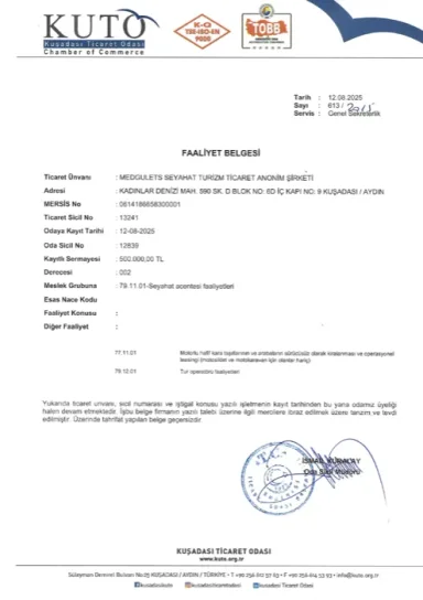 KUTO certificate preview