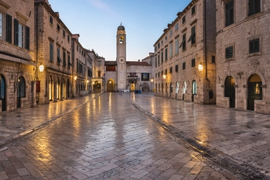 Dubrovnik Stradun Street